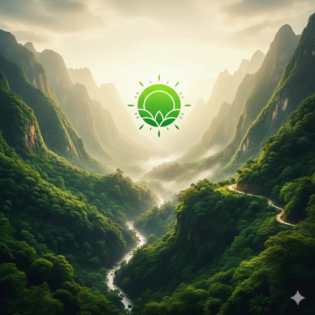 Serene meditation setting for inner wisdom exploration