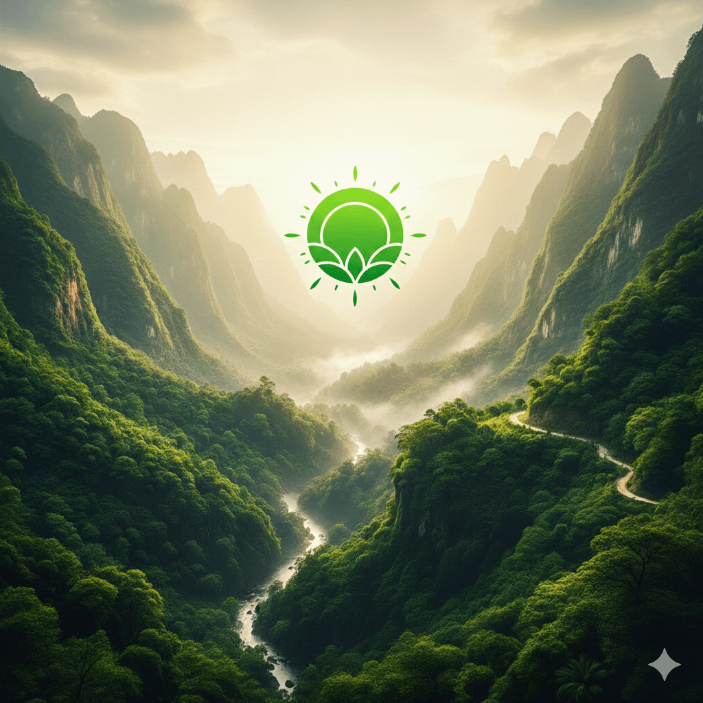 Serene meditation setting for inner wisdom exploration